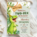 Search for two rex birthday invitations For kids