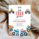 Search for boys 4th birthday invitations Checkered flag