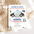 Search for police car invitations Law enforcement