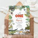 Search for kids 1st birthday invitations Jungle animals