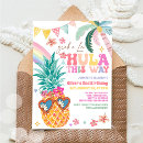 Search for hula girl invitations Pool party