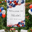 Search for red white and blue banners Patriotic