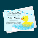 Search for rub a dub dub invitations Ducky