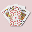 Search for strawberry playing cards Pattern