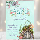 Search for enchanted baby shower invitations Garden