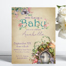 Search for enchanted garden invitations Vintage