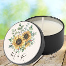 Search for sunflower wedding favors Eucalyptus