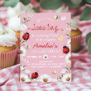 Search for ladybug birthday invitations Girl birthday party