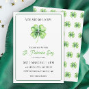 Search for shamrock invitations Four leaf clover