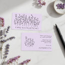 Search for lavender business cards Botanical