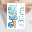 Search for heres the scoop invitations Ice cream cone