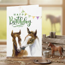 Search for horse birthday cards Watercolor