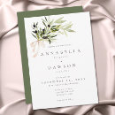 Search for olive wedding invitations Simple