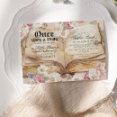 Search for cinderella shower invitations Once upon a time