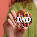 Search for international womens day buttons Give to gain