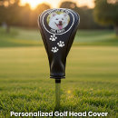 Search for dog golf head covers Black white