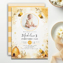 Search for 1st bee day invitations Bumblebee