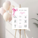 Search for milestone board first birthday Pink bow