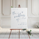 Search for dusty blue wedding signs Modern