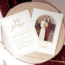 Search for 50th wedding anniversary invitations Simple