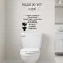 Search for funny wall decals Bathroom