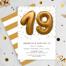 Search for 19th birthday invitations Trendy