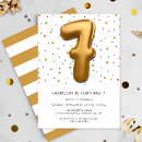 Search for turning seven invitations Simple