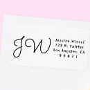 Search for self adhesive return address labels Modern