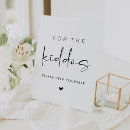 Search for kid wedding signs Modern minimalist
