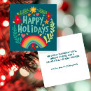 Search for square holiday cards Whimsical