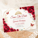 Search for 15th birthday save the dates Princess tiara crown