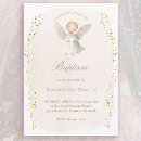 Search for baby angel baptism invitations Watercolor
