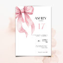 Search for 17th birthday invitations Watercolor