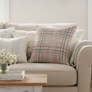 Search for pink plaid pillows Chic