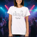 Search for bridal shower tshirts Modern typography