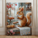 Search for whimsical canvas prints Squirrel