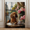 Search for whimsical canvas prints Dachshund