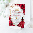 Search for red dress quinceanera invitations Mis quince anos
