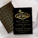 Search for casino save the dates Black and gold