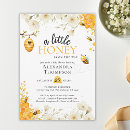 Search for bumble bee baby shower invitations Little honey