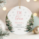Search for pine tree gifts Baby's first christmas
