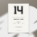 Search for 14th birthday invitations Minimal