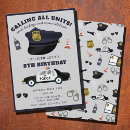 Search for cops and robbers invitations Calling all units