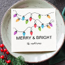 Search for christmas napkins Merry and bright