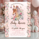 Search for pony baby shower invitations Western