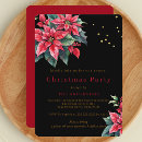 Search for red black christmas invitations Watercolor