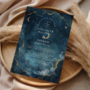 Search for constellation wedding invitations Midnight blue