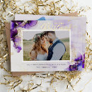 Search for purple holiday cards Gold foil