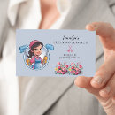 Search for cleaning services business cards Cartoon