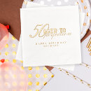 Search for funny 50th birthday napkins Elegant